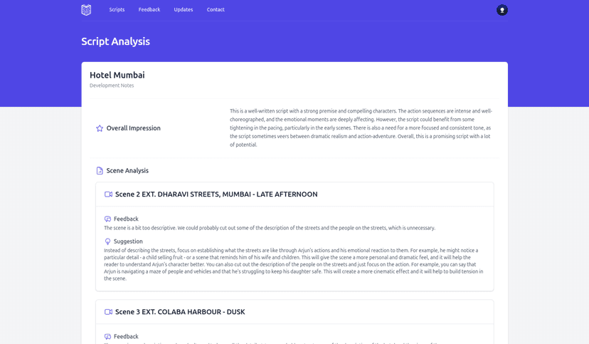 AIScriptReader — AI Script Reader: Coverage & Development Notes